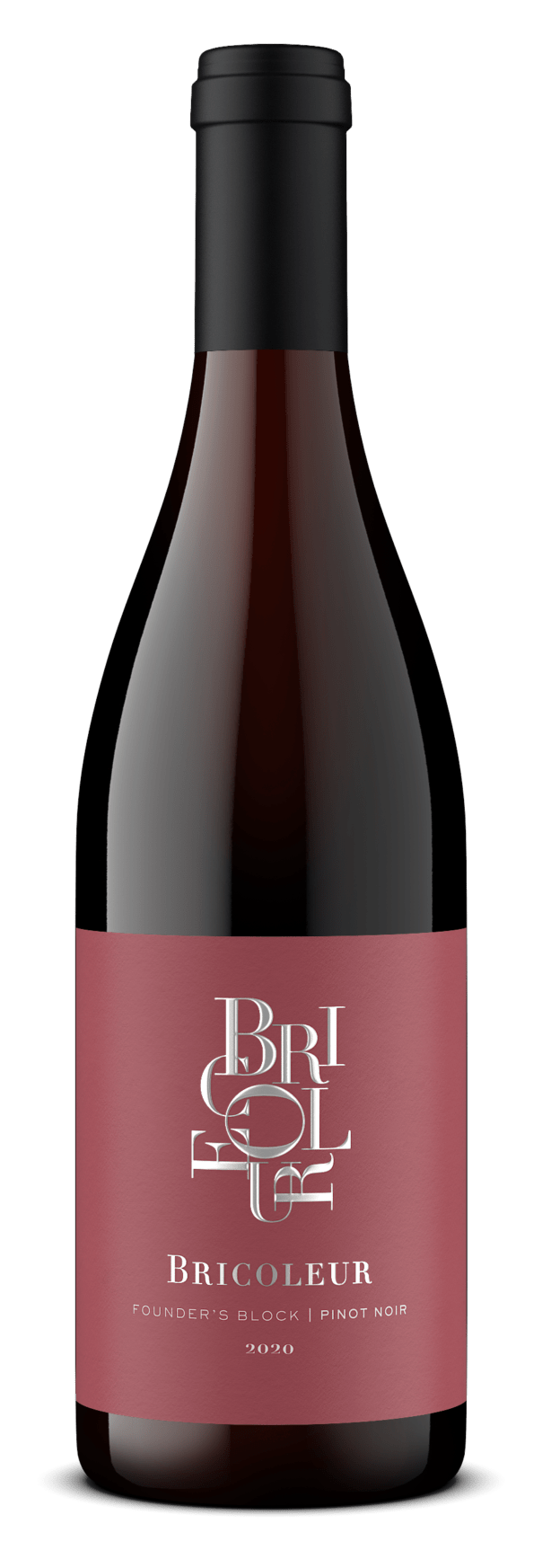 2020 Founder's Block Pinot Noir bottle